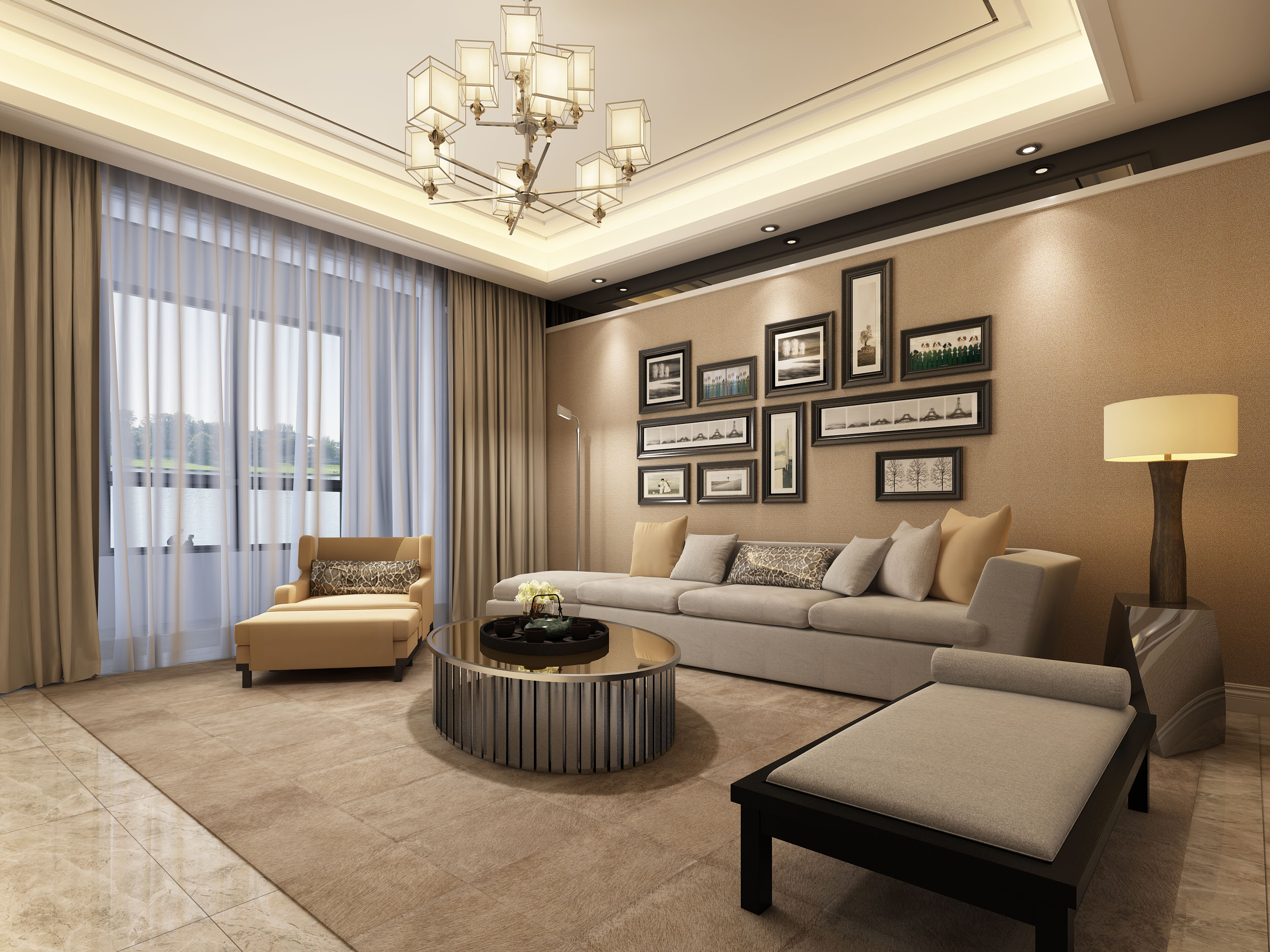 貴陽(yáng)未來(lái)方舟大平層,現(xiàn)代風(fēng)格裝修設(shè)計(jì)案例!